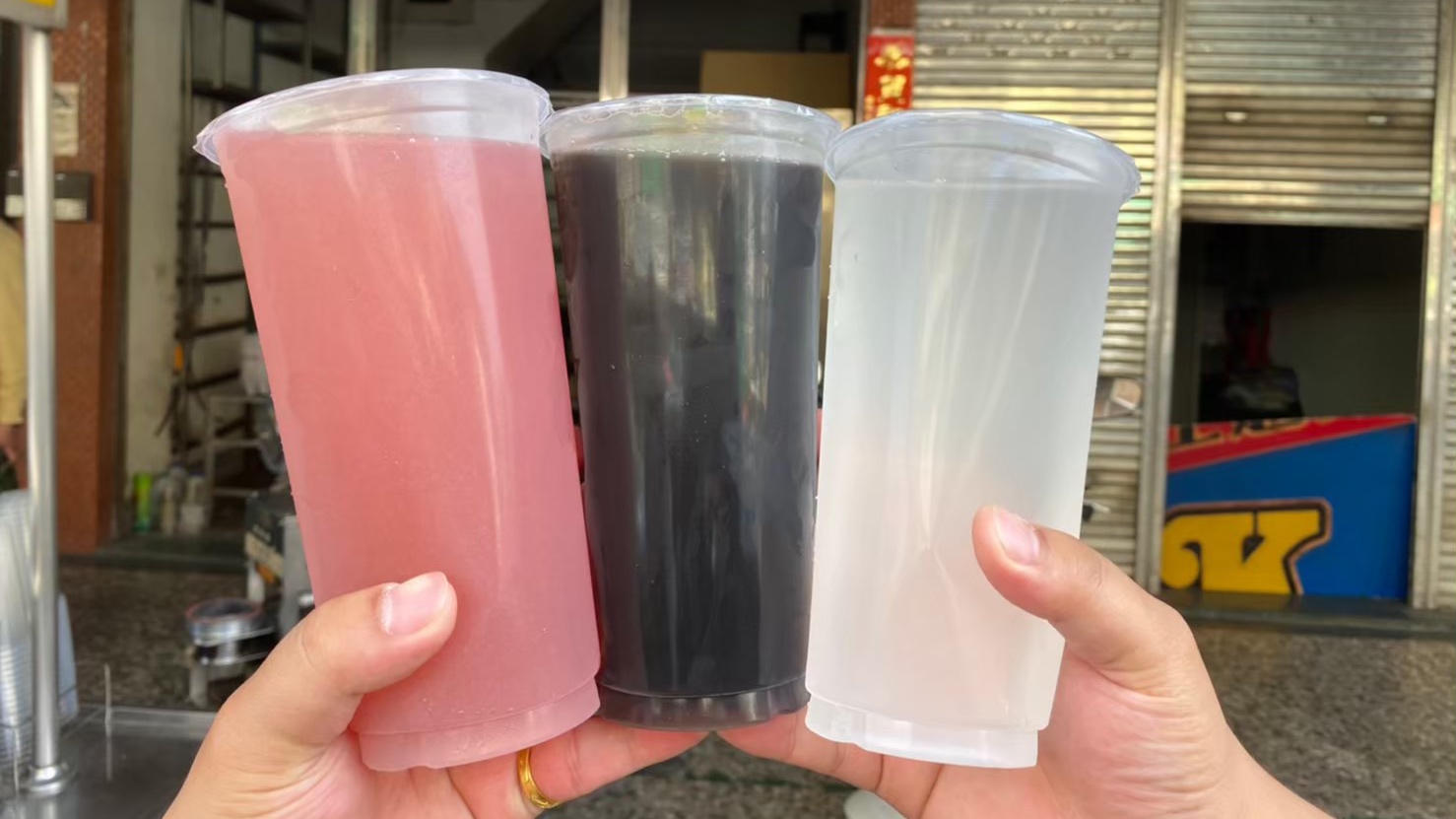 台南新營阿福涼茶｜知名四十年台南老店｜新鮮現榨的水果涼茶｜古早味銅板價飲料攤｜